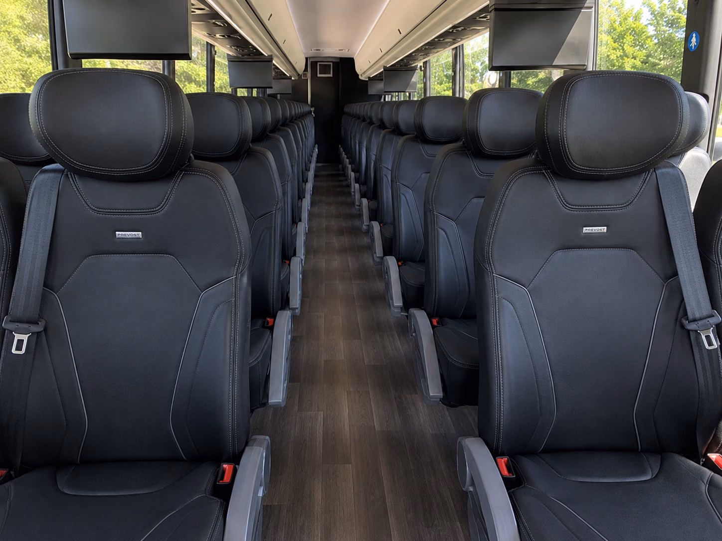 anaheim charter bus rental inside