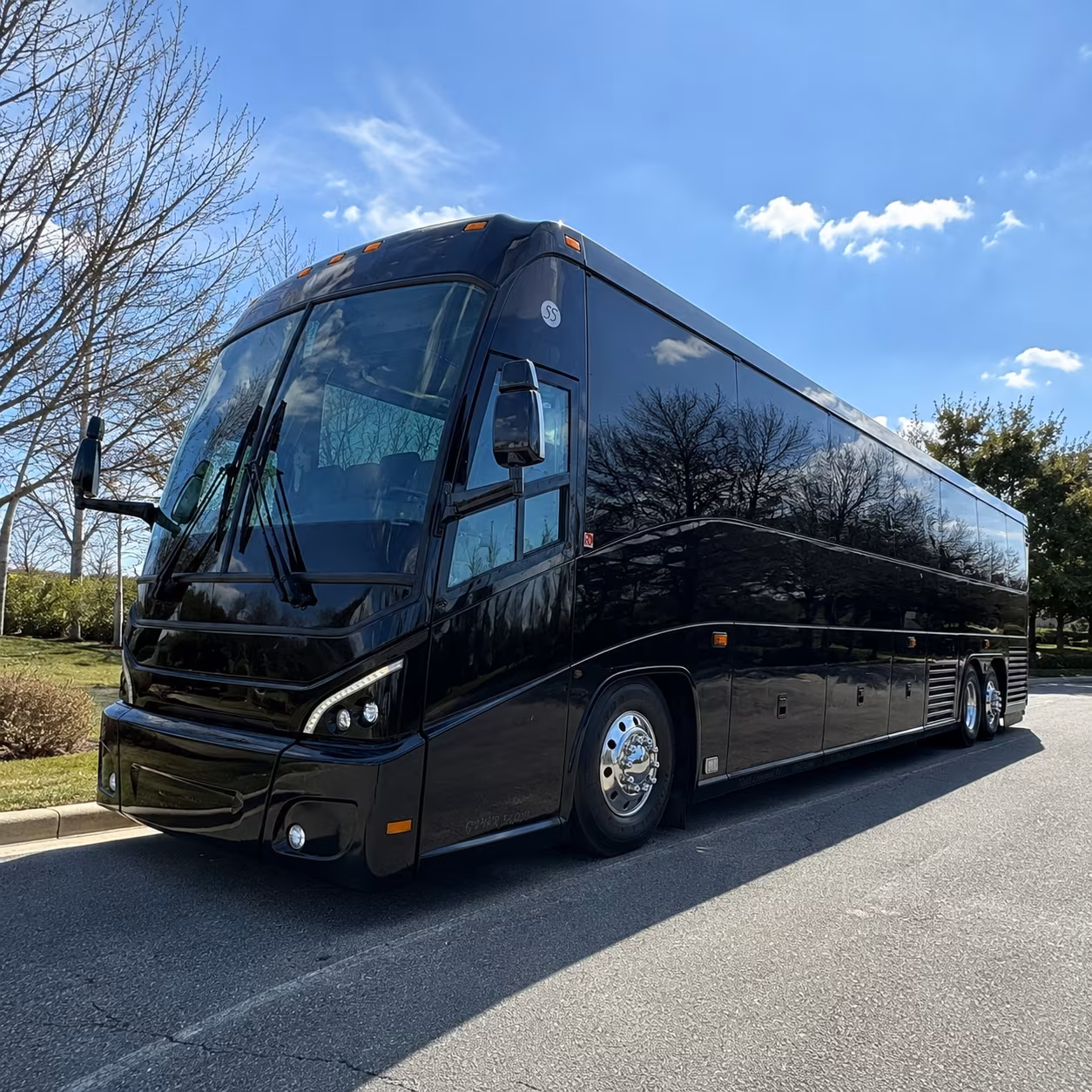 bus rental options for cypress trips