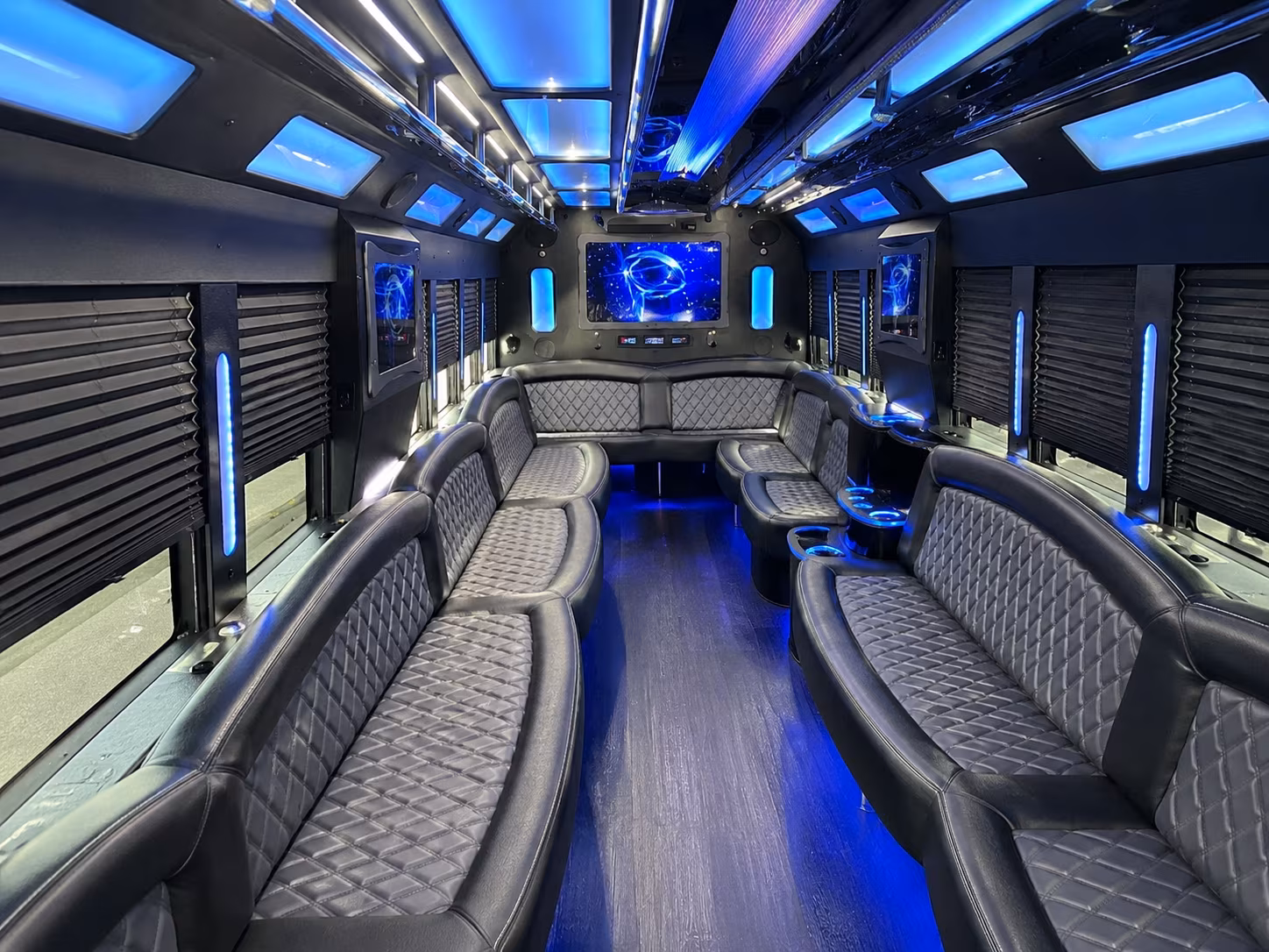 cypress holiday party bus rental