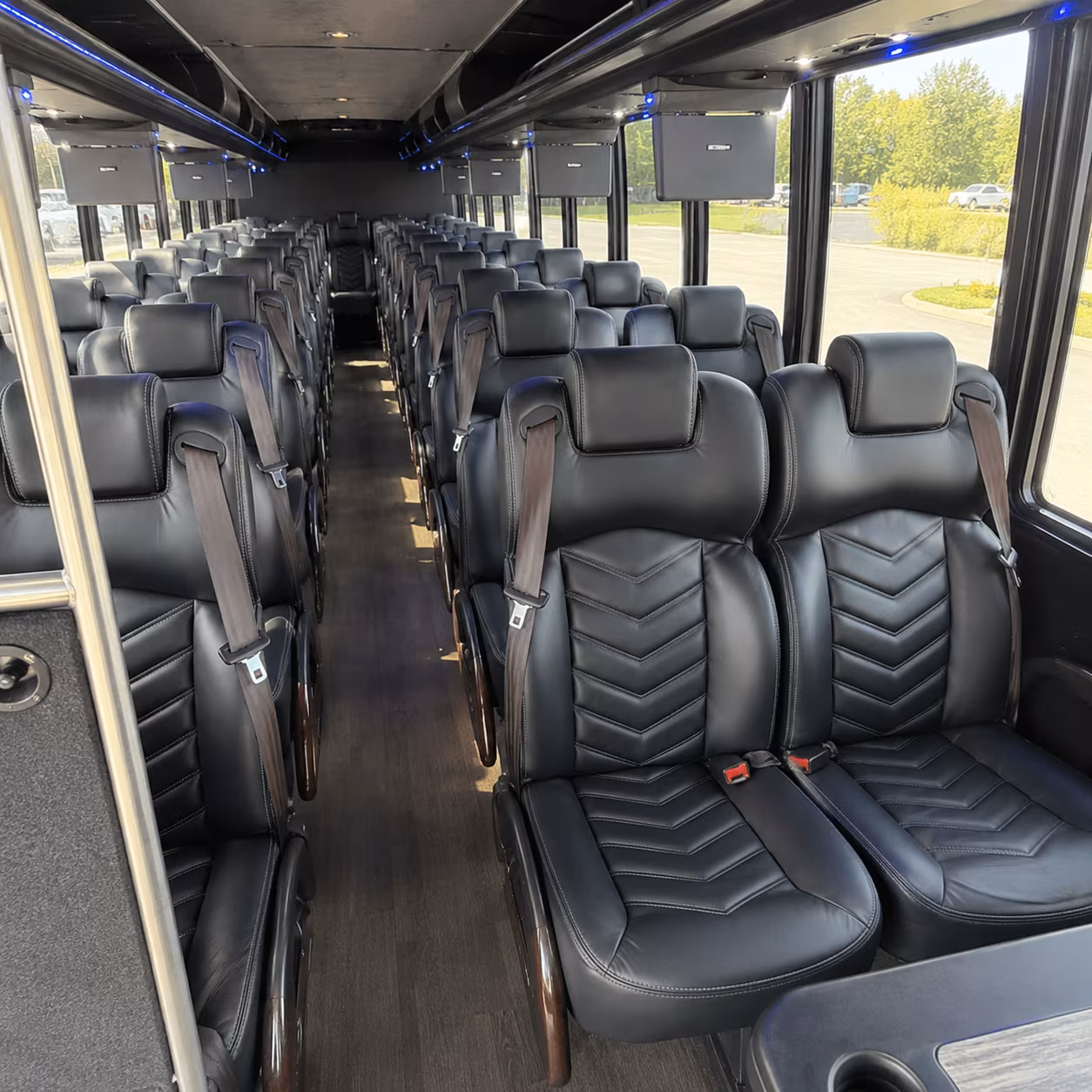 cypress private event transportation onboard seating