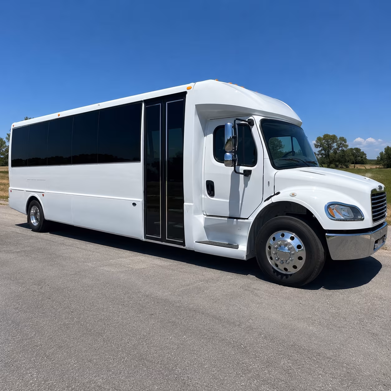 fullerton show up to fullerton concerts in a charter bus