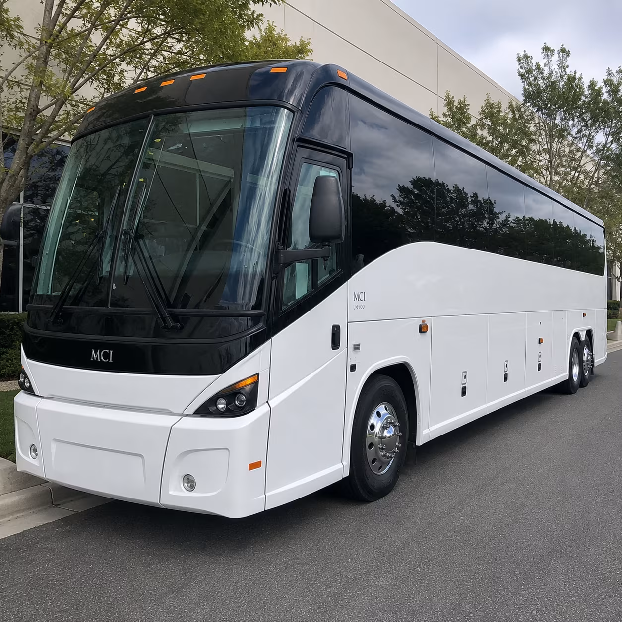 irvine charter bus rental exterior