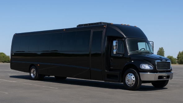 Exterior of Charter Bus Company Garden Grove's 25 Passenger Mini bus in Garden Grove