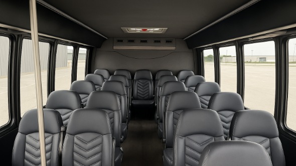 cypress 15 passenger minibus inside