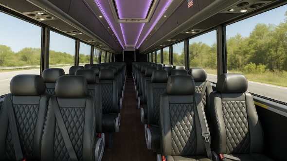 cypress 18 passenger minibus inside