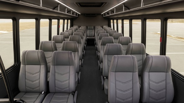 cypress 20 passenger minibus inside