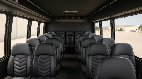 cypress 30 passenger minibus inside