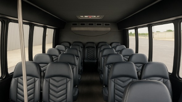 cypress 35 passenger minibus inside