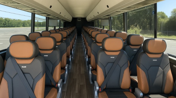 cypress 50 passenger charter bus rental