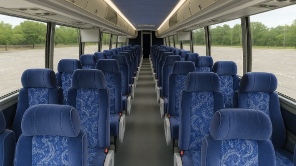 cypress 56 passenger charter bus rental